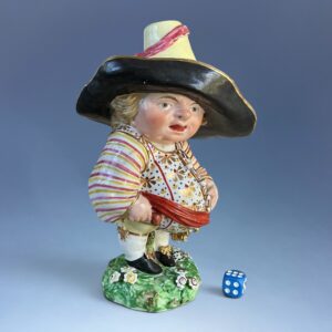 C18th Derby Porcelain Figure of a Mansion House Dwarf (a)